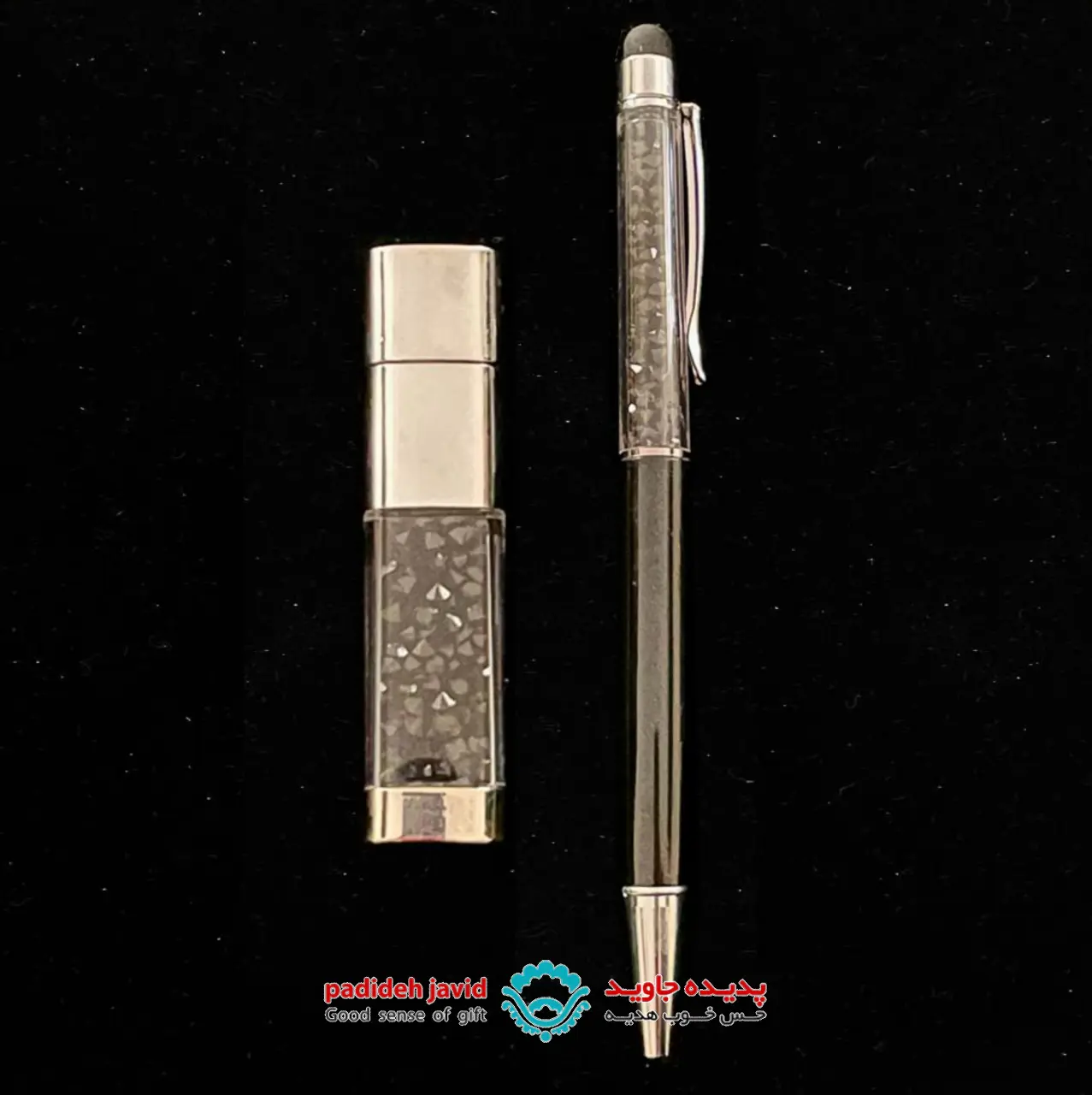 فلش مموری و خودکار swarovski