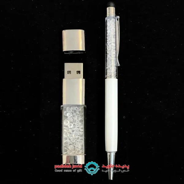 فلش مموری و خودکار swarovski