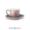 قهوه خوری سرامیکی بیرون مات داخل سفید براق کد 410